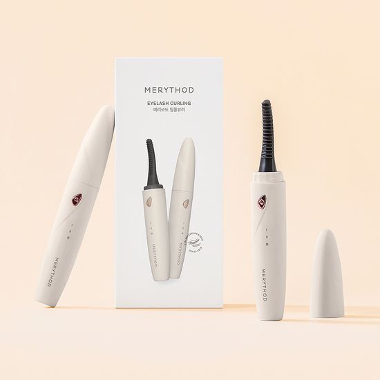 Image of the Merrysod Long Lash Curler, a beauty tool designed for enhancing eyelashes, featuring a sleek and ergonomic design, ideal for K-Beauty enthusiasts.