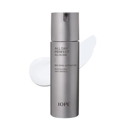 IOPE Men All-Day Perfect All-in-One 120ml skincare moisturizer for men, featuring K-Beauty technology for enhanced hydration and skin health.