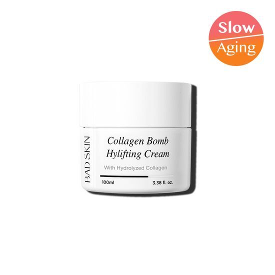 Alt text: Badskin Collagen Balm High Lifting Cream 100ml - K-Beauty skincare moisturizer for firm and radiant skin.