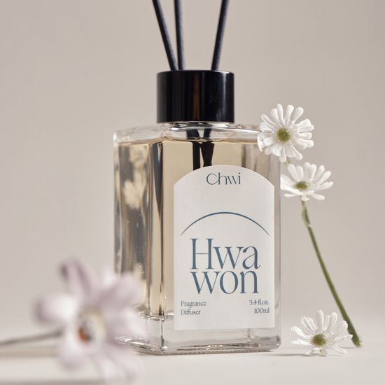 110ml Scent Perfume Diffuser in Garden fragrance, perfect for enhancing your space with a soothing aroma, from the P.CALM K-Beauty collection.