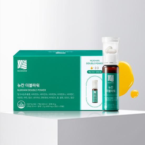 Newcan Double Power Milk Thistle and Multivitamin capsules in a 30-day supply packaging.