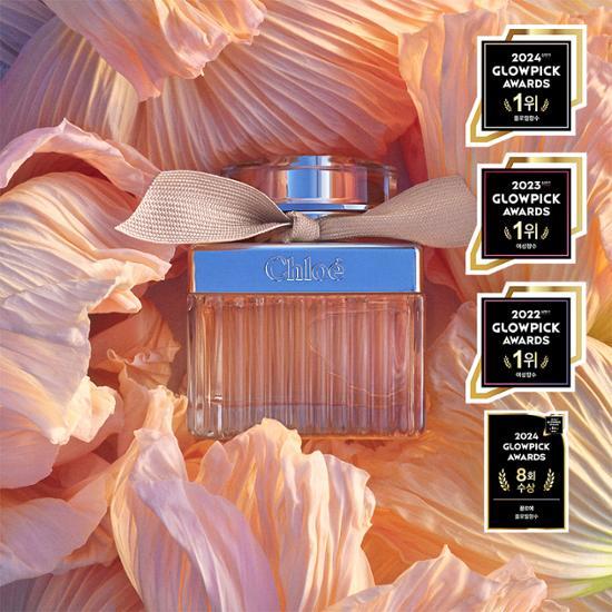 Chloé EDP 100ml fragrance bottle with lotion, showcasing elegant packaging for a luxurious scent experience.