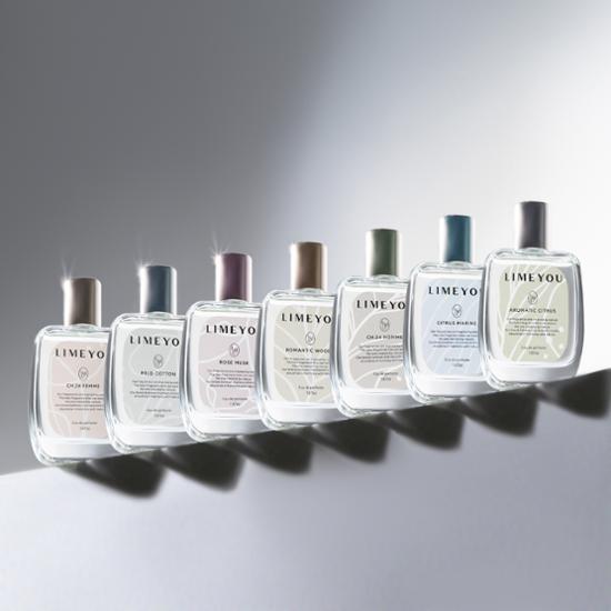 50ml Limeu Eau de Parfum bottle available in 7 variants, showcasing K-Beauty fragrance options for personal care.