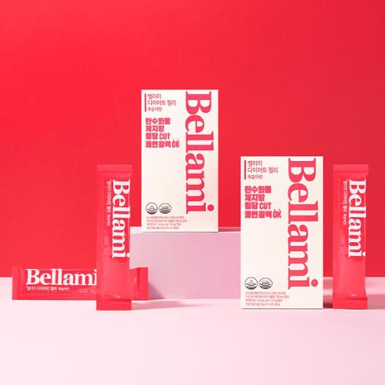 Bellami Diet Jelly in Peach Flavor, 25g packs, 14-count for a 2-week supply.