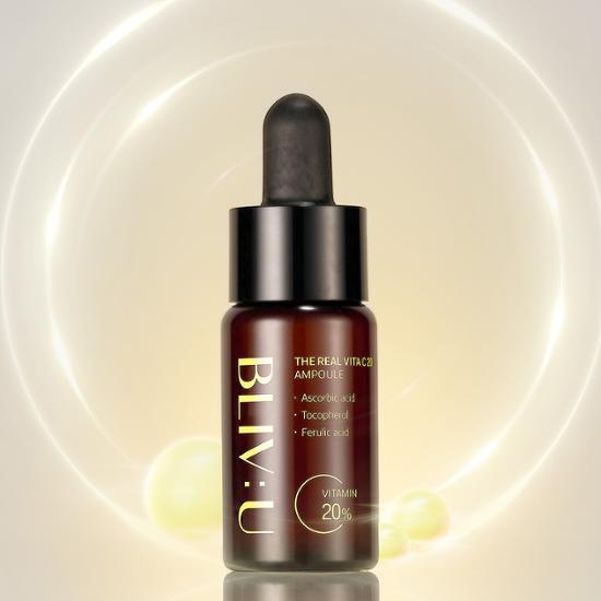 20ml Blyve You The Real Vitamin C Ampoule for radiant skin - K-Beauty skincare essence by BELLEMONSTER.