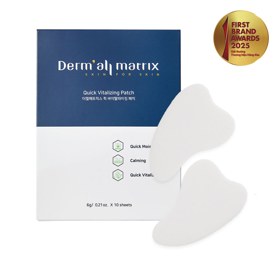 Multi-Matrix Quick Vitalizing Patch - 10 Sheets for revitalizing skin, part of K-Beauty skincare routine.