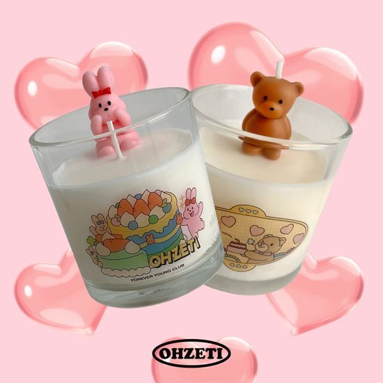 145g OZETI Little Bunny Candle (Type C) in a charming design, a fragrant addition to personal care, perfect for creating a soothing ambiance.