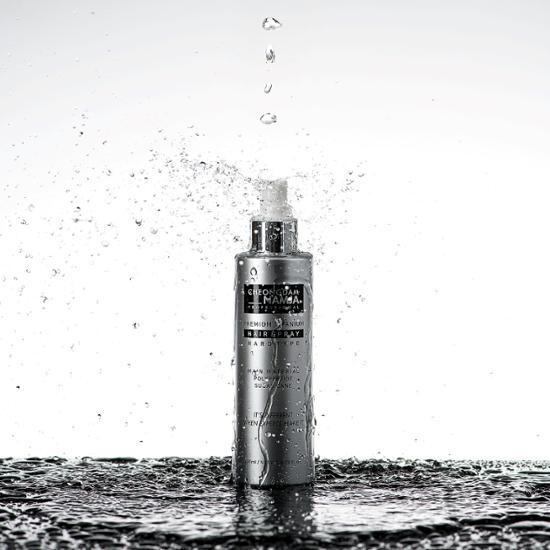 Cheongdam Man Premium Hair Spray Hard Fixer 200ml - Men's styling product for a strong hold, ideal for K-Beauty enthusiasts.