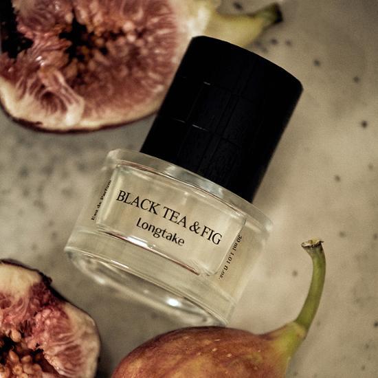 Longtake Black Tea & Fig Eau de Parfum 30ML - K-Beauty fragrance in elegant packaging