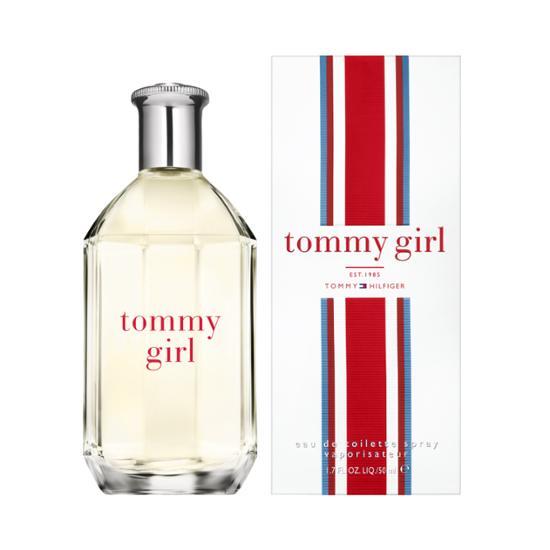 Tommy Hilfiger Tommy Girl EDT 50ml fragrance bottle, showcasing a stylish design, perfect for personal care and beauty enthusiasts.