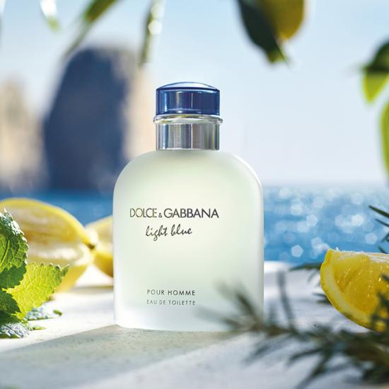 40ml bottle of Dolce & Gabbana Light Blue Pour Homme EDT for men, showcasing a stylish design, part of the K-Beauty collection in the fragrance category.