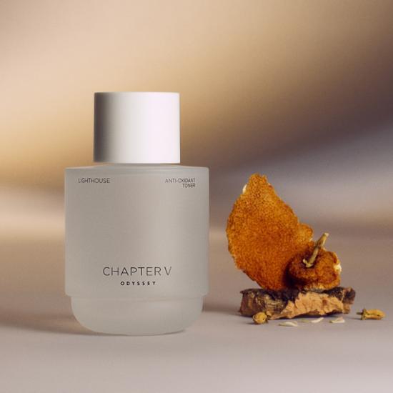 Odyssey Chapter Five Antioxidant Lighthouse Toner 140ml - K-Beauty skincare product in a sleek bottle, designed to refresh and nourish the skin.