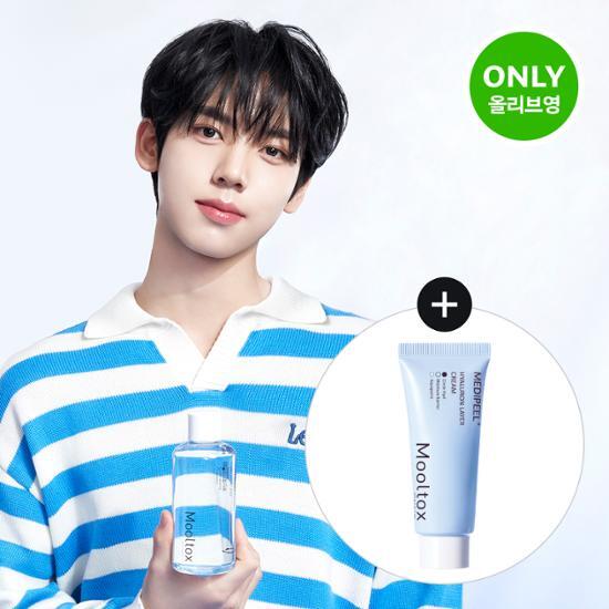 Medifil Hyaluronic Acid Layered Water Botox Toner 300ml with 20g Mini Cream - K-Beauty skincare product for hydration and revitalization.