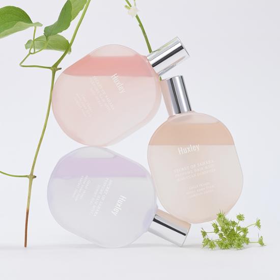 100g Huxley Perfume Hair Mist in Rose Picker variant, a K-Beauty hair care treatment for a fragrant and nourishing finish.
