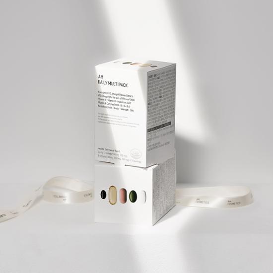 AM Daily Multi Pack - 10 pouches for 10 days of AM Cosmetic essentials.