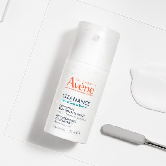 30ml Avene Cleanance Power Control Serum for spot care, ideal for skincare enthusiasts, featuring K-Beauty formulation.