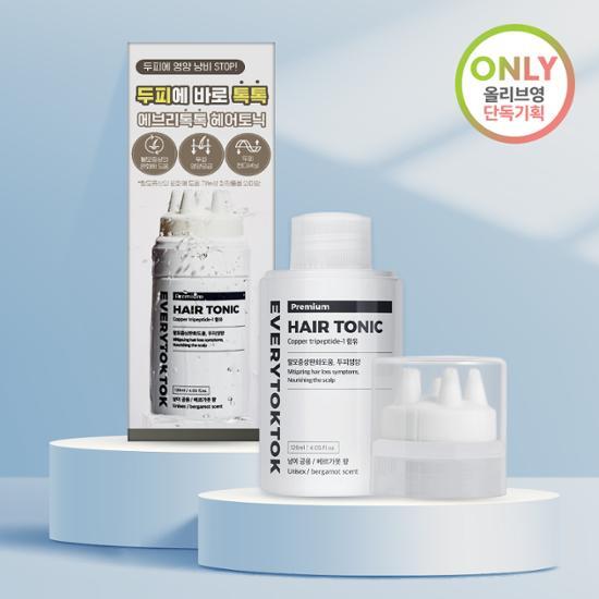 EveryTalk Hair Tonic 120ml bottle for effective hair care and styling, featuring K-Beauty formulation.