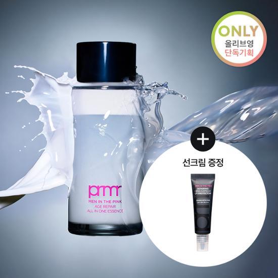 Primera Man in the Pink Age Repair All-in-One Essence 150ml Special Edition - K-Beauty skincare moisturizer for revitalizing and hydrating skin.