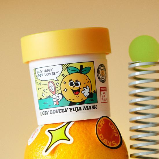 Ugly Lovely Vitality Tone-Up Yuzu Mask 100ml - K-Beauty skincare mask designed to rejuvenate and brighten the skin.