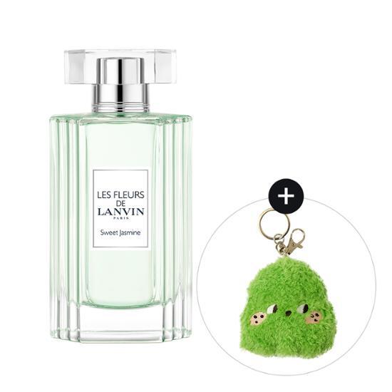 Lanvin Le Fleur de Lanvin Sweet Jasmine EDT 90ml with keyring, part of the keyring giveaway promotion, showcasing a floral fragrance for personal care.