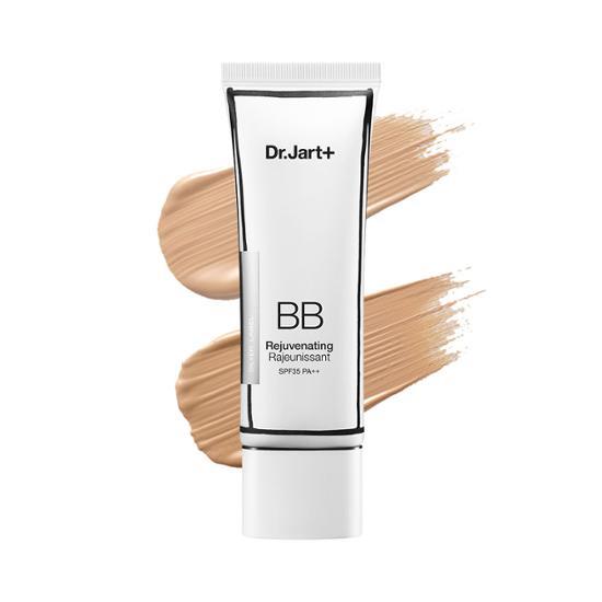 Dr. Jart+ Rejuvenating Beauty Balm 50ml in Medium shade with SPF 40, showcasing a sleek packaging design.