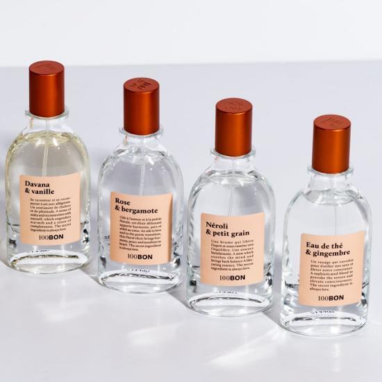 50ml bottle of Sseongbong Eau de Cologne available in four variants, showcasing K-Beauty fragrance options.