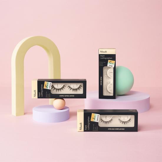 Filimili Volume Up JC Curl Eyelashes in 12mm - Enhance your look with this beauty tool from K-Beauty, available in three curl types.
