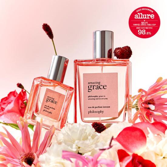Philosophy Amazing Grace Intense EDP 15ml - Elegant fragrance bottle showcasing K-Beauty essence for personal care.