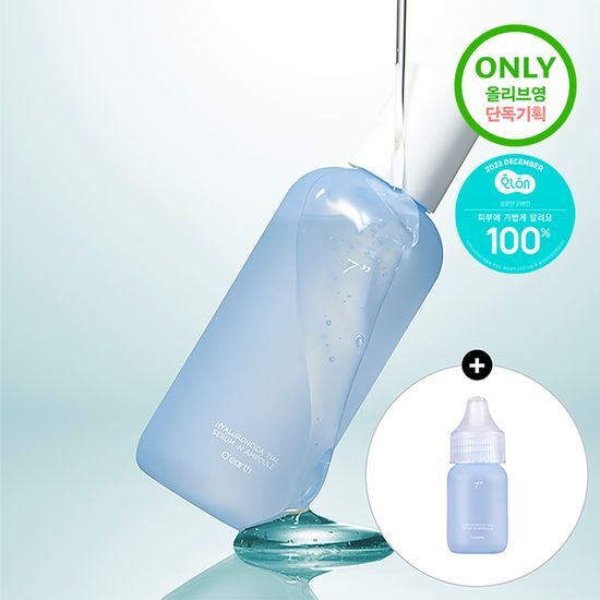 Ours Hyaluron-Cica 7-Second Serum in Ampoule 105ml with a 15ml bonus, a K-Beauty skincare product designed to hydrate and soothe the skin.