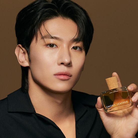 Alt text: Objé Perfume 50ml in Jazz Musk fragrance, designed for men, showcasing a sleek bottle for a sophisticated K-Beauty experience.