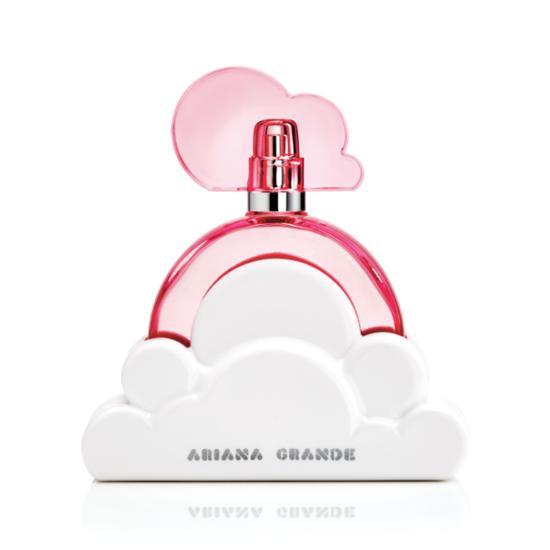 100ml bottle of Ariana Grande Cloud Pink Eau de Parfum, a stylish fragrance featuring a whimsical cloud design, perfect for personal care and beauty enthusiasts.