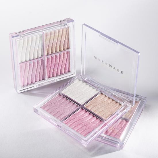 Wake Make Glow Contouring Highlighter Palette featuring 2 warm glow shades for a radiant finish.