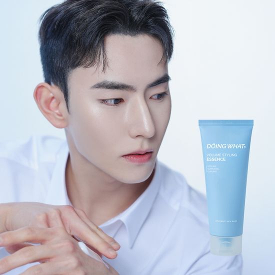 Doing What Volume Styling Essence 200ml - K-Beauty man's beauty product for enhanced hair volume and styling.