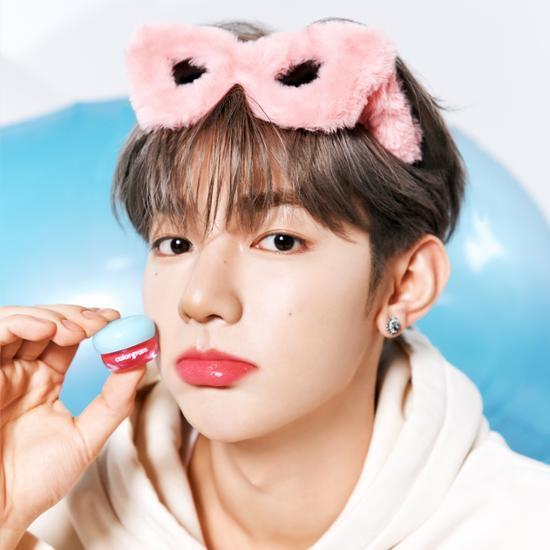 Colorgram Tintory Jam 8COLOR_05 Honey Melon Bar - Vibrant melty lip tint in honey melon shade, perfect for a fresh, natural look.