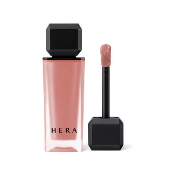 5g Hera Sensual Powder Matte Liquid in Baby Cheek shade, showcasing a sleek packaging design ideal for a natural blush finish.