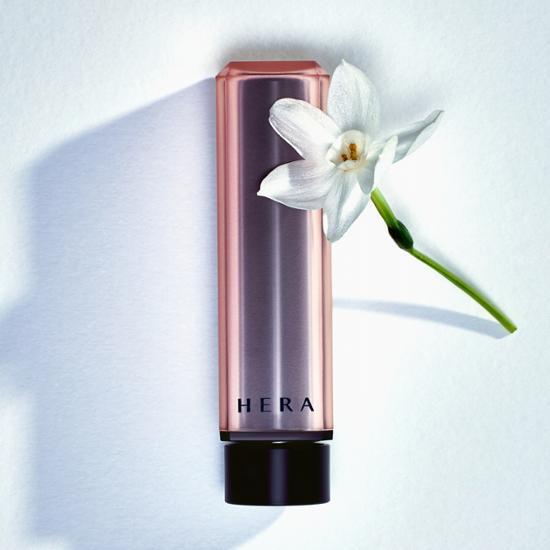 Image of Hera Sensual Powder Matte Lipstick in Cuddle, 3g, showcasing a sleek packaging with a soft matte finish.