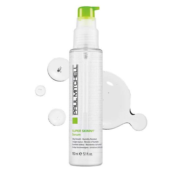 Paul Mitchell Super Skinny Serum 150ml for men's beauty, a styling product designed to smooth and enhance hair texture.