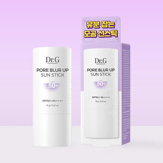 Dr.G Pore Blur Up Sun Stick 19g - K-Beauty skincare product for sun care, designed to blur pores and protect skin.