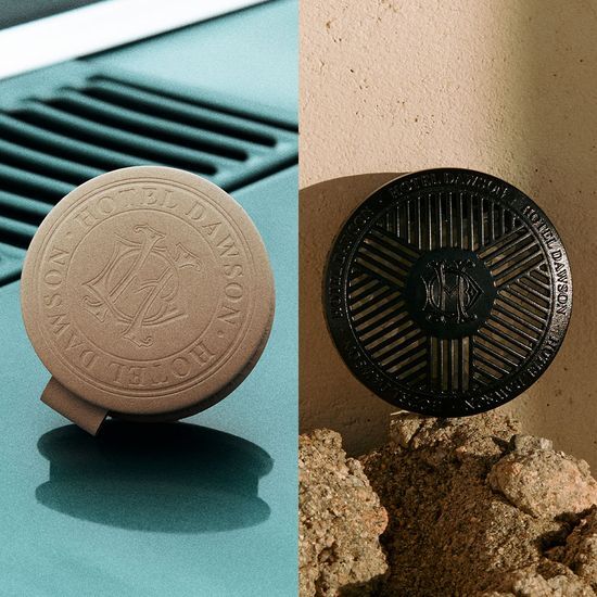 Hotel Dawson Car Air Freshener/Diffuser Case with two style options and five fragrance refills, perfect for enhancing your car's atmosphere.