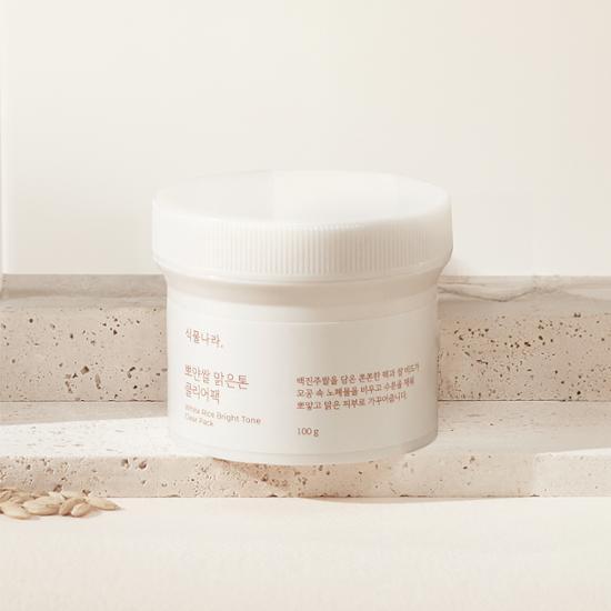 Plant Nation Radiant Rice Clear Pack 100g - K-Beauty skincare mask for a radiant complexion, featuring a sleek packaging design.