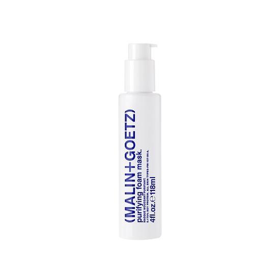 Malin + Goetz Purifying Detox Foam Mask 118ml - K-Beauty skincare mask in a sleek packaging for deep cleansing and detoxification.