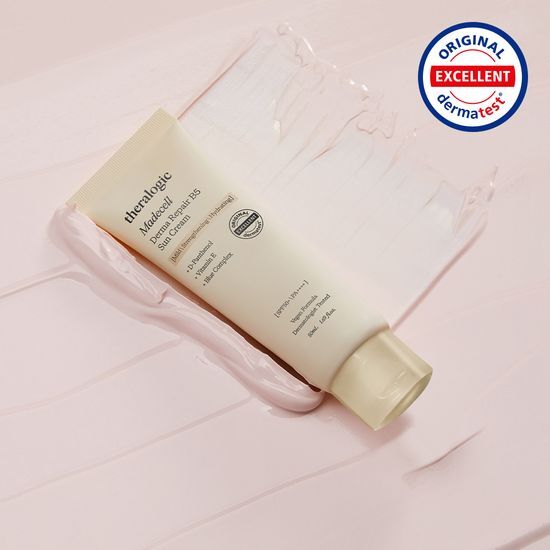 Terra Logic Madecell Derma Repair B5 Tone-Up Sunscreen 50ml - K-Beauty skincare product for sun protection and skin tone enhancement.