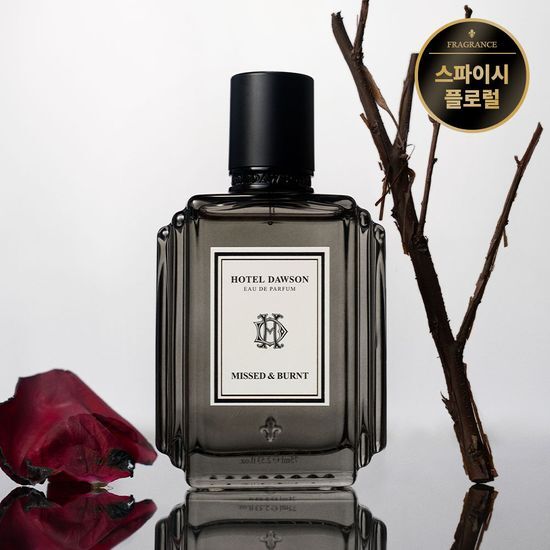 Hotel Dawson Eau de Parfum 75ml bottle featuring a mist and burnt scent, perfect for K-Beauty enthusiasts.