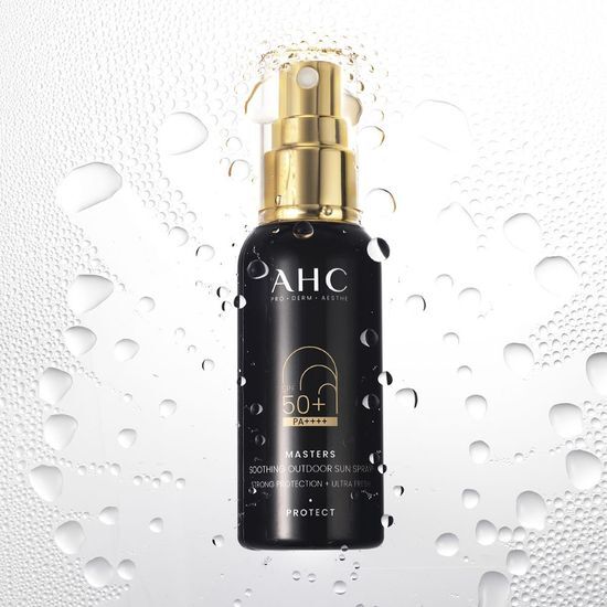 AHC Masters Soothing Outdoor Sunspray 55ml - K-Beauty sun care skincare product for effective sun protection.