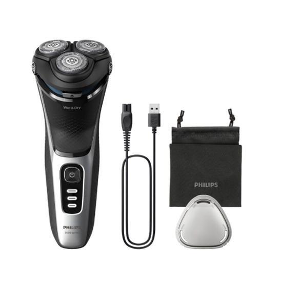 Philips Electric Shaver S3000 Series (S3241/12) - a sleek, modern grooming tool designed for men's beauty and personal care, ideal for a smooth shaving experience.