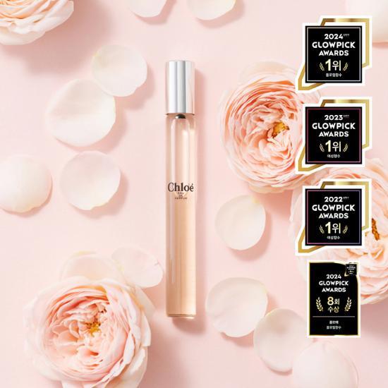 Chloé EDP 10ml Rollerball fragrance, elegantly packaged for on-the-go application, part of the K-Beauty collection.