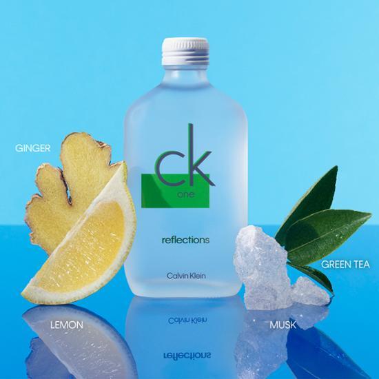 Calvin Klein CK One Summer Reflection EDT 100ml fragrance bottle with a vibrant design, perfect for a refreshing summer scent.