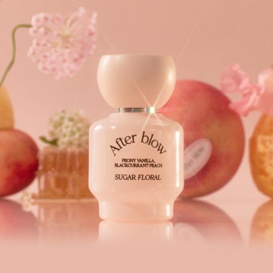 Afterblow Eau de Parfum 07 Sugar Floral 25ml bottle, featuring a sleek design, ideal for K-Beauty enthusiasts seeking a sweet floral fragrance.