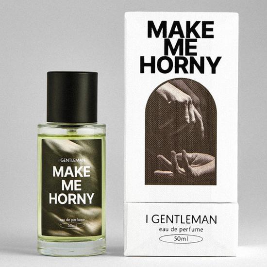 50ml bottle of Igentleman Make Me Honey Eau de Parfum for men, featuring a sleek design and floral notes, ideal for K-Beauty enthusiasts.