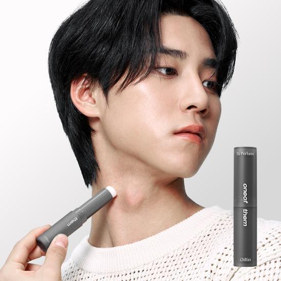 Alt text: One of Them Perfume Chillax 6.7g for men, featuring a sleek design, perfect for K-Beauty enthusiasts and personal care.